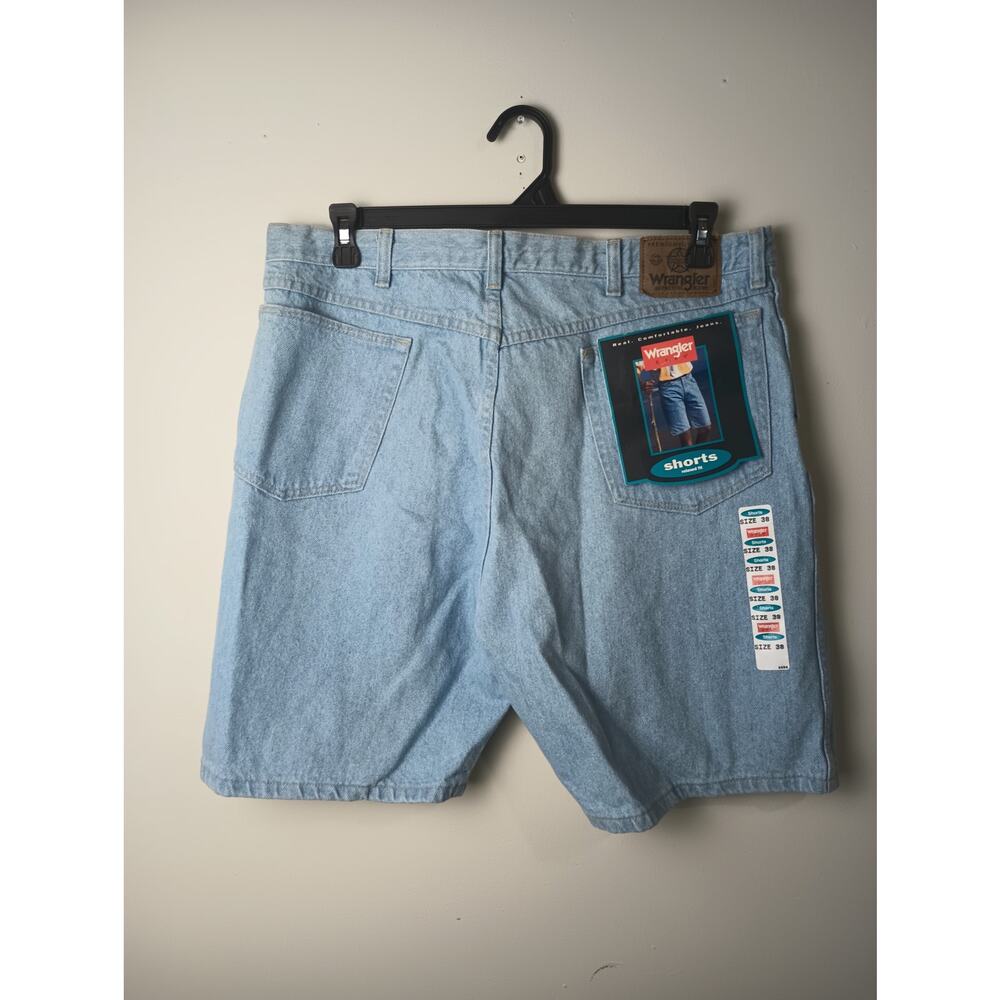 Vtg NWT Wrangler‎ Hero Denim Shorts Relaxed Jorts Mens 38 USA 90s Jimmy Fallon